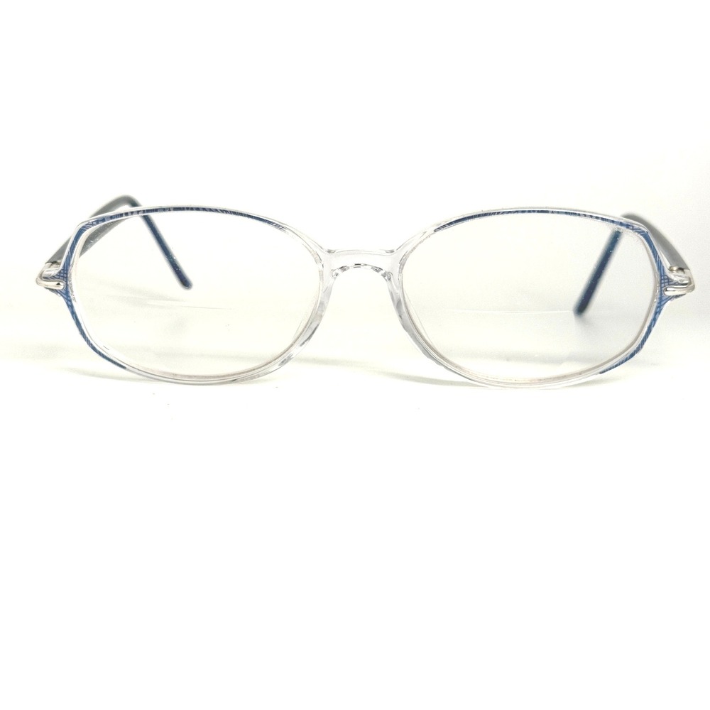 Silhouette SPX 1899 00 6105 Eyeglasses Blue Clear Oval Frame 53-15-130 Austria